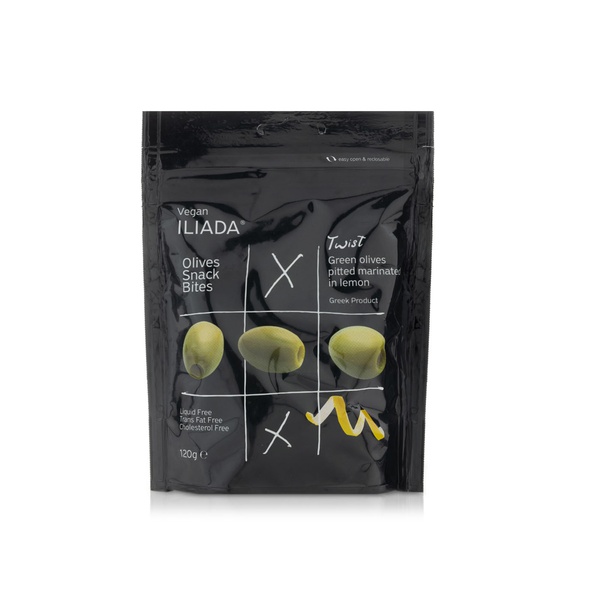 Iliada Olives Snack Bites Twist in Lemon 120g