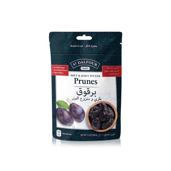 St Dalfour Dried Pitted Prunes 100g