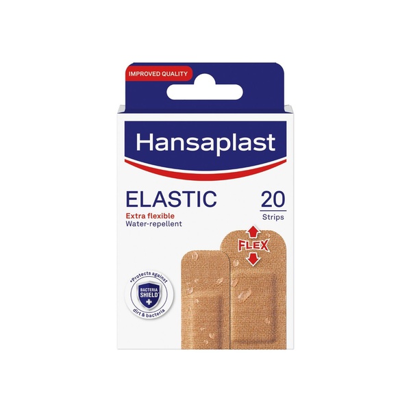 Hansaplast Water-Repellent Elastic Fabric Plasters x20