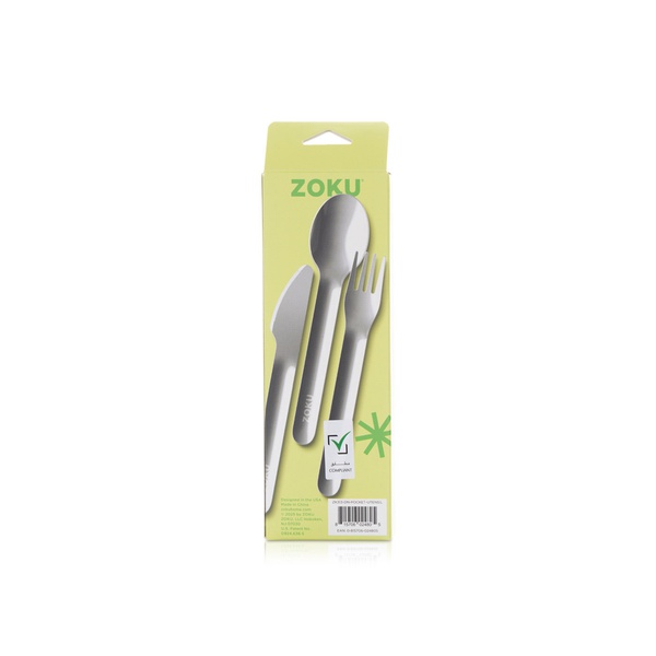 Zoku Pocket Utensil Set Dinosaurs