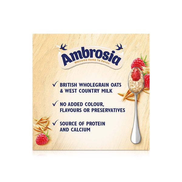 Ambrosia Ready to Eat Porridge Raspberry 210g