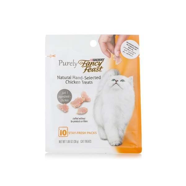 Buy Fancy Feast Purely chicken treats 30g in UAE