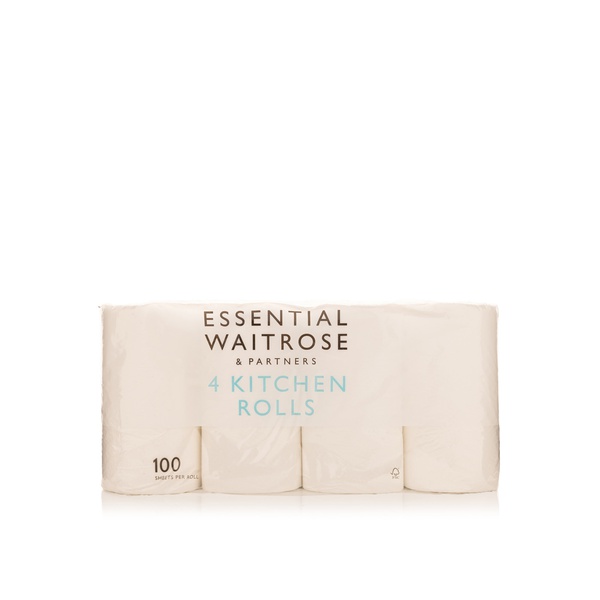 Buy Waitrose Essential Extra Length Kitchen Towels 4 Rolls in UAE