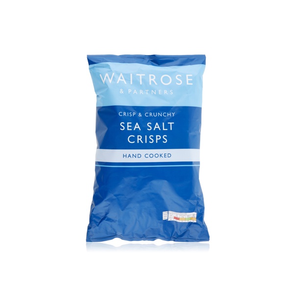 Waitrose Hand-Cooked Sea Salt Crisps 150g