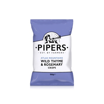 Pipers Atlas Mountains Wild Thyme & Rosemary Crisps 150g