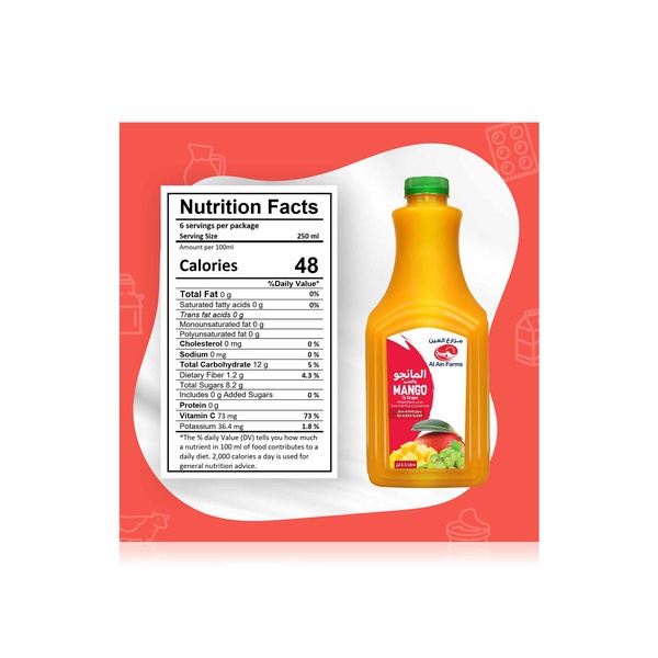 Al Ain Farms Mango & Grape Nectar 1.5 litre