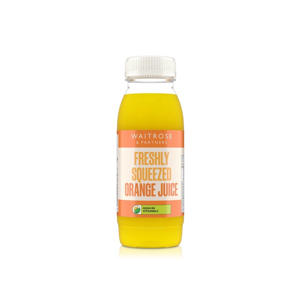 Waitrose Freshly Squeezed Orange Juice 250ml