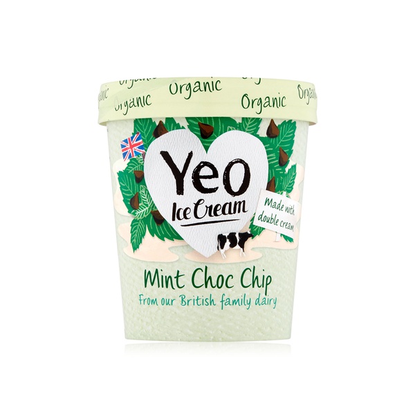 اشتري Yeo Valley organic mint choc chip ice cream 500ml في الامارات