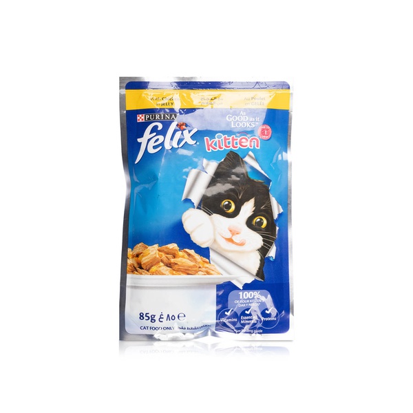 Felix Kitten Chicken in Jelly Cat Food 85g