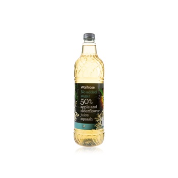 Waitrose No Added Sugar Apple and Elderflower Juice 1 litre