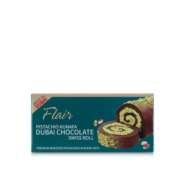Flair Pistachio Kunafa Dubai Chocolate Swiss Roll 165g