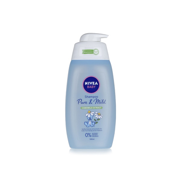 اشتري Nivea Pure and Mild baby shampoo 500ml في الامارات