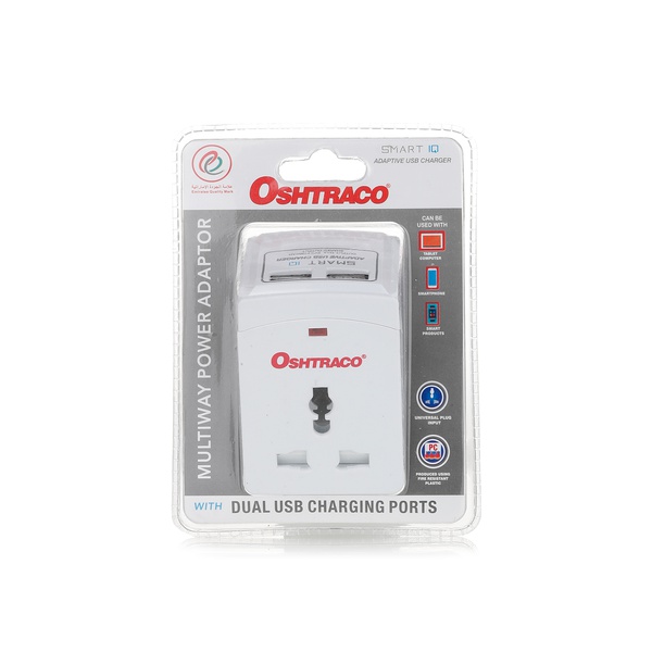 Oshtraco Multiway Power Adaptor with USB