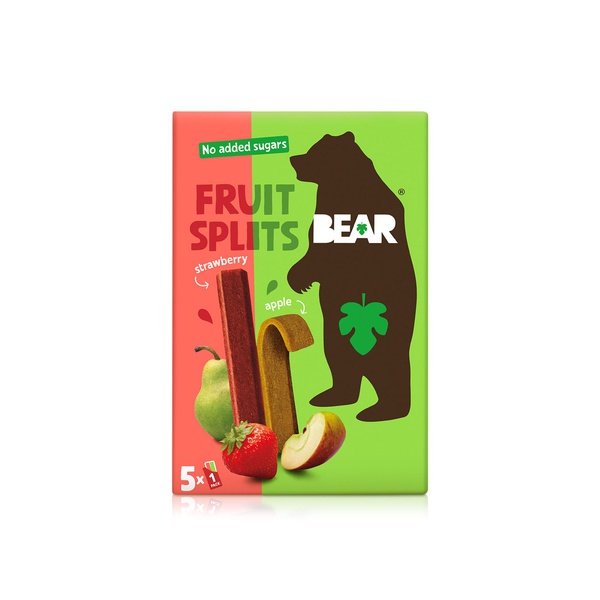 اشتري Bear strawberry and apple fruit splits 5pack في الامارات