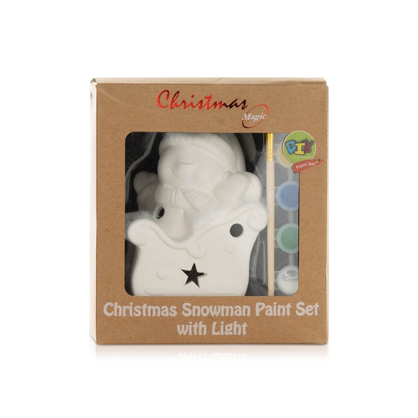 Party Magic Christmas Snowman Paint Set with Light