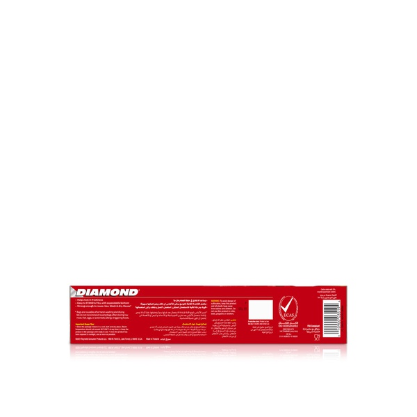 Diamond Zipper Large Storage Bags x 20