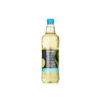 Waitrose 30% Mexican Lime Juice Cordial No Added Sugar 1 litre