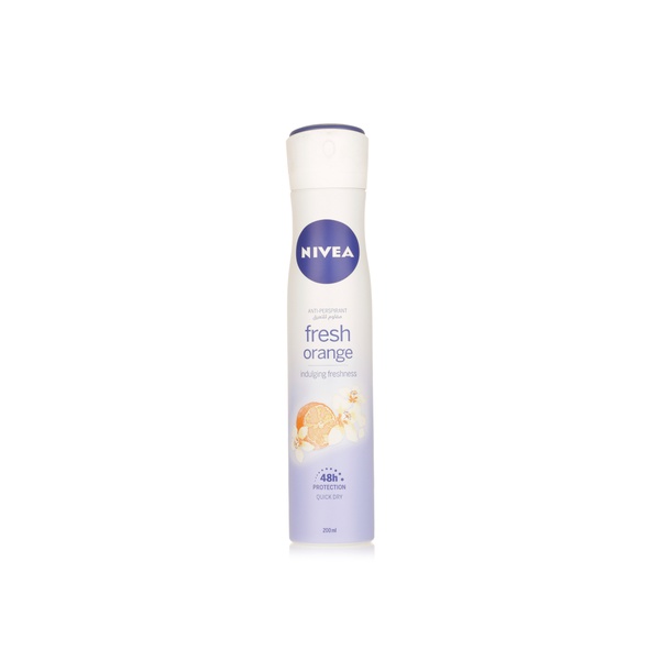 اشتري Nivea anti-perspirant spray fresh orange 200ml في الامارات