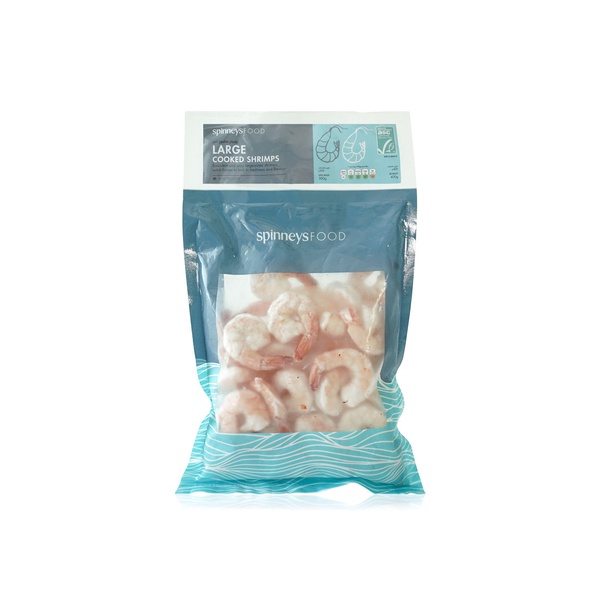 Buy SpinneysFOOD Large Cooked Shrimps 500g in UAE