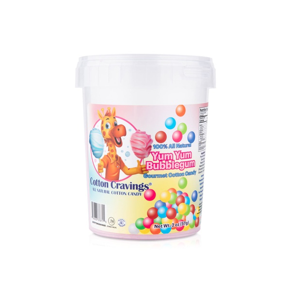 Cotton Cravings Yum Yum Bubblegum Gourmet Cotton Candy 57g