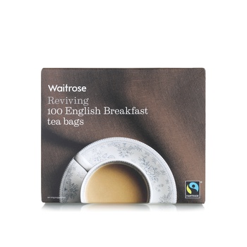 Waitrose English Breakfast Tea Bags 100s 250g