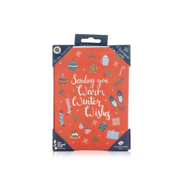 Tom Smith Cards Luxury UK Cosy Icons 10 Pack