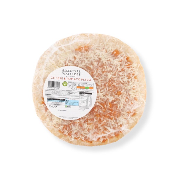 Waitrose Essential Cheese and Tomato Pizza 230g