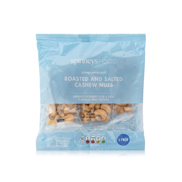 Spinneysfood Roasted And Salted Cashew Nut Bar 5 Pack 150g