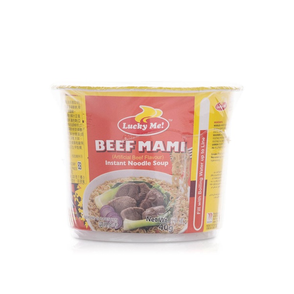 Lucky Me Beef Mami Cup Noodle Soup 40g