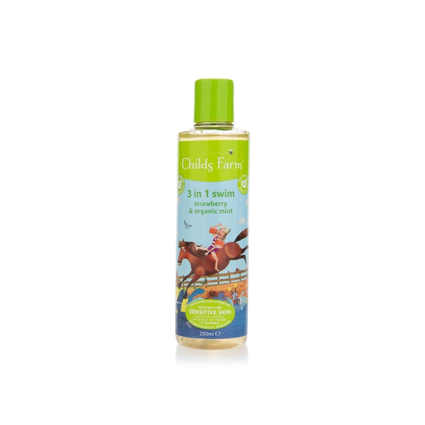 Childs Farm 3 in 1 Swim Strawberry and Organic Mint for Sensitive Skin 250ml