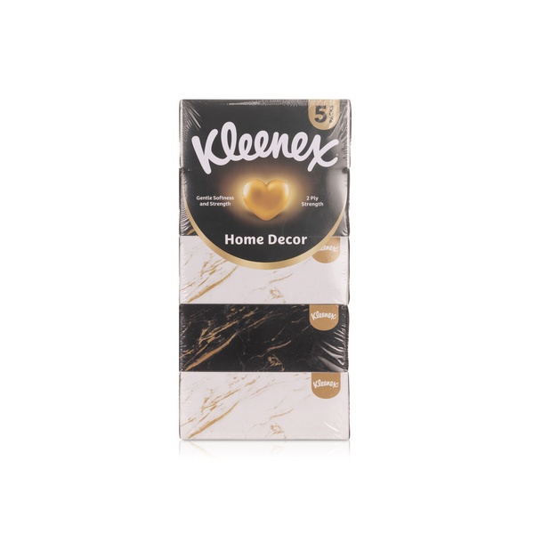 Kleenex Home Decor Facial Tissue - Pack of 5 Boxes, 170 Sheets x 2 Ply