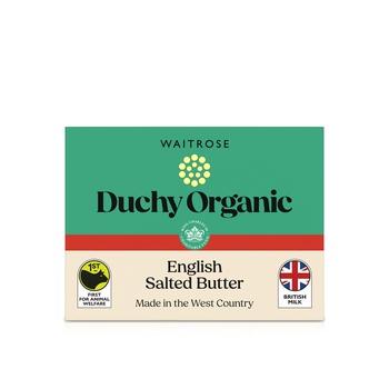 Waitrose Organic Salted Butter 250g