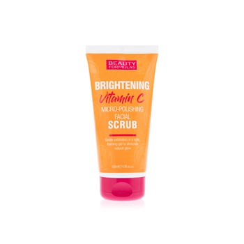 Beauty Formulas Brightening Vitamin C Micro Polishing Facial Scrub 150ml