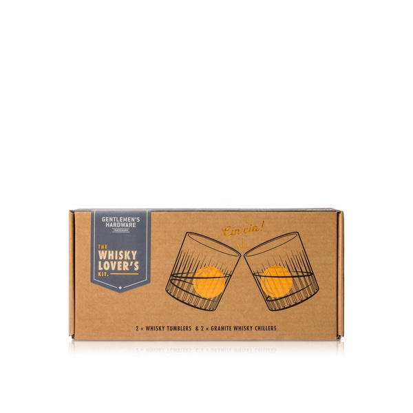 Gentlemen's Hardware Cocktail Tumbler Whiskey Stones Set