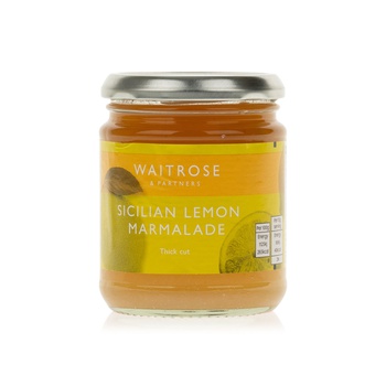 Waitrose Thick Cut Sicilian Lemon Marmalade 340g