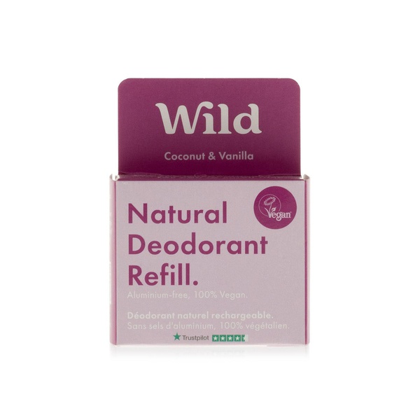 Wild Natural Coconut and Vanilla Refill for Deodorant 40g