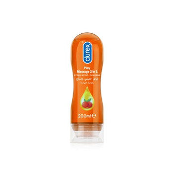 Durex Play Stimulating Massage 2in1 Guarana Lubricant 200ml