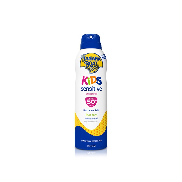 Banana Boat Tear Free Kids Spray on Sunscreen Lotion SPF 50