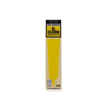 Waitrose Cooks' Ingredients Yellow Gel Colouring 19g