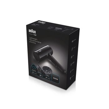 Braun Hair Dryer HD 2.2 Black 2200w