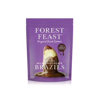 Forest Feast Belgian Milk Chocolate Brazil Nuts 120g