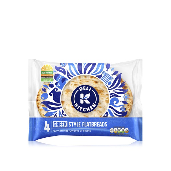 Deli Kitchen Greek Style Flatbreads x 4 320g