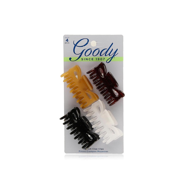 Buy Goody medium claw clips x4 in UAE