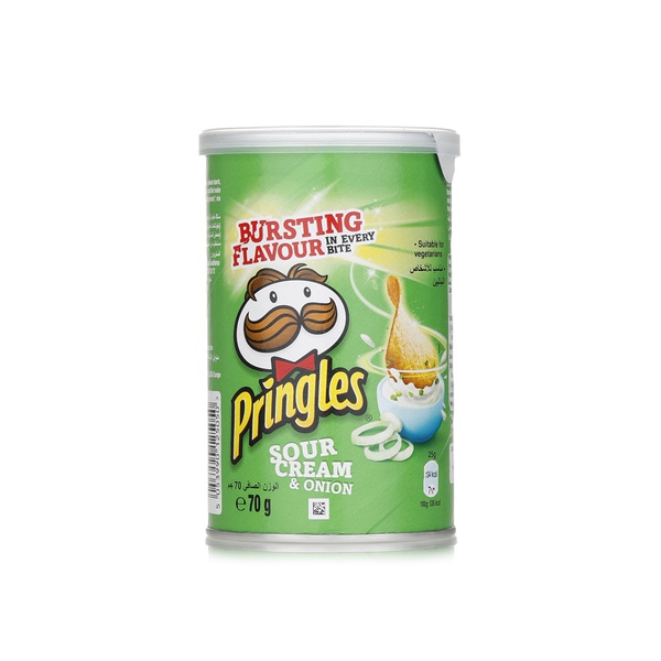 Buy Pringles sour cream & onion crisps 70g in UAE