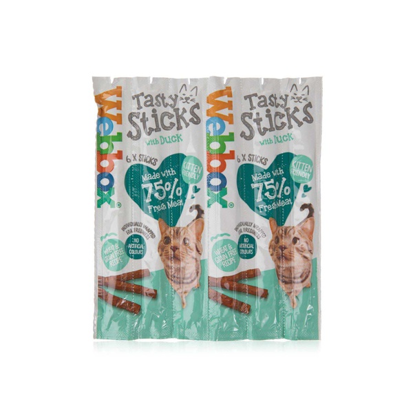 Webbox Tasty Sticks Duck Cat Treats 30g