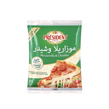President Shredded Mozzarella and Cheddar Cheese 200g