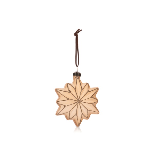 Kaemingk White Star Pendant Hanging Decoration