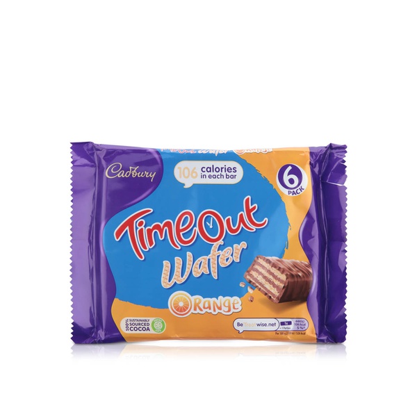 Cadbury Timeout Wafer Orange 6s 121.2g