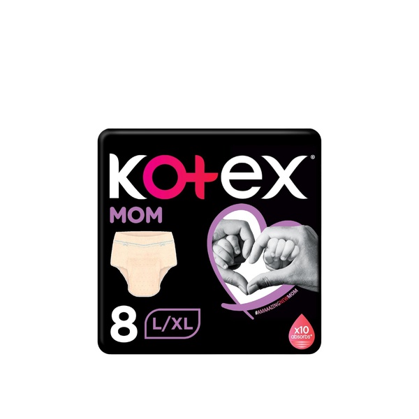 Kotex Mom Post-Birth Pants L/XL x 8