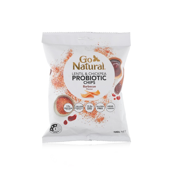 Go Natural Lentil & Chickpea Chips Barbecue 100g